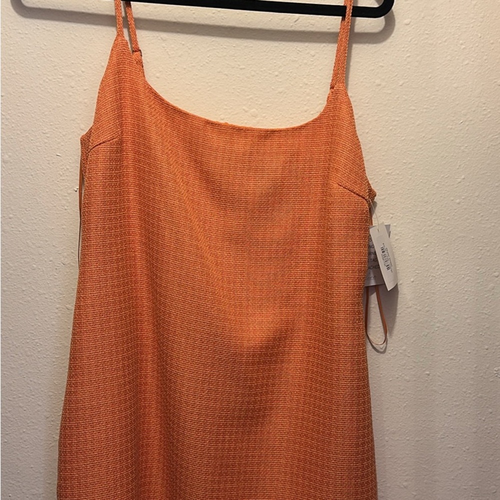 Orange Sleeveless Dress